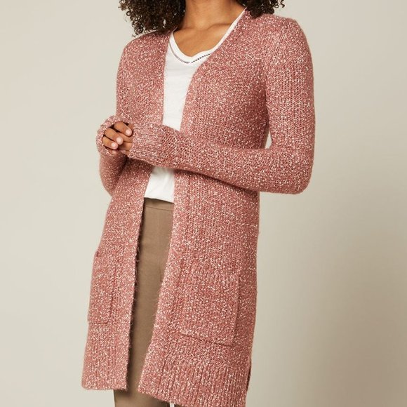 RW&CO. Sweaters - RW&CO Rose Pink Open-Front Cardigan in XS and L